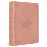 ESV Study Bible, Personal Size (TruTone, Blush Rose, Fleur-de-lis Design)