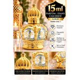Esved 96800-1 15 ml Gold Premium Parfüm Esans Boş Cam Dekorotif Vitrin Şişesi