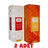 Esved Amber ve Beyaz Misk & White Musk Oda Ve Kumaş Spreyi Seccade Spreyi Oda Kokusu Koku 400 ml