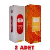 Esved Amber ve Beyaz Oud & White Oud Oda Ve Kumaş Spreyi Seccade Spreyi Oda Kokusu Koku 400 ml
