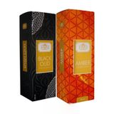 Esved Amber ve Siyah Oud & Black Oud Oda Ve Kumaş Spreyi Seccade Spreyi Oda Kokusu Koku 400 ml