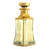 Esved X009-4 150 ml Gold Parfüm Esans Boş Cam Dekorotif Vitrin Şişesi