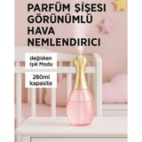 Esy Teknoloji Parfüm Şişesi Görünümlü Hava Nemlendirici - Pembe