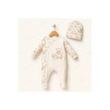 Esya Baby Jungle Friends Bebek Tulum Takımı %100 Pamuk Yenidoğan Unisex Premium Tasarım Yenidoğan Bebek Hediyesi
