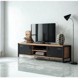 Eşyala. Copenhagen Rexor Tv Ünitesi Atlantik Siyah(180x45x50cm) - Atlantik Çam - Siyah