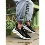 Et0602 Phantom Yüksek Taban Tarz Sneakers Siyah Beyaz Erkek Spor Ayakkabısı