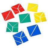 ETA hand2mind Küçük Plastik Tangram, 4'lü Set