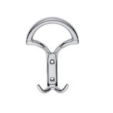 Eta Portmanto Askısı, Metal Vestiyer Askısı, 65 Gr, Dolap ve Duvar Askılığı, Krom (Vidalı)