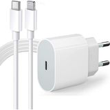 Eta Tech Apple iPhone 20W Tüm Serilerle Uyumlu Hızlı Şarj Aleti Adaptör Kablo Set 7 8 x 11 12 13 14 Pro Max Adaptör Seti 20W - Beyaz