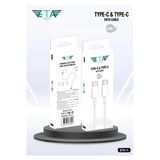 Eta Tech Iphone Uyumlu 15/16 Pro/max 45 Watt Yeni Nesil Usb-C To Usb-C Girişli Hızlı Şarj Kablosu