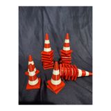 Eta3d Mini Trafik Konisi Seti 3D Baskı–Dekoratif Mini Koniler, Maket Aksesuarı Parçası (12’li Set)