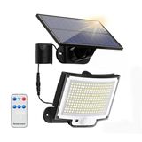 Etashop 228 Led Güneş Enerjili Sensörlü Dış Mekan Lamba Uzaktan Kumandalı Ip65 Projektör Bahçem Garaj Güvenlik Aydınlatm