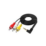 ETC Av kablo 3 Rca To Aux 3.5mm L Tip 1.2 Metre (Tüplü Tvye Hd Uydu Bağlar)