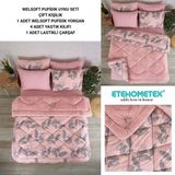 Ete Hometex Çift Kişilik Welsoft Uyku Seti - Pudra