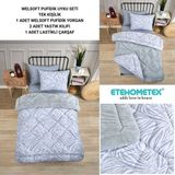 Ete Hometex Tek Kişilik Welsoft Uyku Seti - Açık Gri - 155 x 215