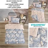 Ete Hometex Tek Kişilik Welsoft Uyku Seti - Arina Bej - 155 x 215