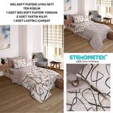 Ete Hometex Tek Kişilik Welsoft Uyku Seti - Bej - 155 x 215