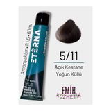 ETERNA Amonyaksız Doğal Saç Boyası - 5/11 Açık Kestane Yoğun Küllü