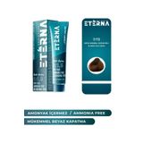 ETERNA Amonyaksız Organik İçerikli Saç Boyası 60ml 7/72 Orta Kumral Soğuk Bej ve 90ml Eterna Oksidan