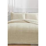 Eterna Peluş Çift Kişilik 230X250 Cm Yatak Örtüsü Bej