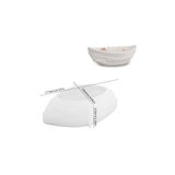 Eternal Luck Dekoratif Tekne Silikon Kalıp | Mumluk, Saksı ve Organizer Döküm Kalıbı | Alçı & Çimento İçin | 1 Adet 177mm 57mm