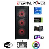 Eternal Power BaldurX1 Intel i9 14900K Rtx4060Ti 16GB DDR5 1TB NVME M.2 B760M Wifi 750W 240MM Sıvı Soğutma Oyuncu OEM Sistem - Çok Renkli - Yok