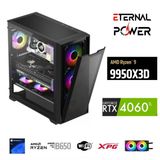 Eternal Power Ryzen 9 9950X3d 64Gb Ddr5 1Tb M.2 Rtx 4060 Ti B650 Wıfı 750W 240M