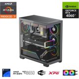 Eternal Power ZeldaX5 Ryzen 7 9800X3D 64G DDR5 1TB M.2 RTX4060Tİ B650 Wifi 750W 240M Sıvı Soğutma Oyuncu OEM Sistem