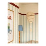 ETERNAL SUNSHINE Dekoratif Rattan Hasır Bambu Balon Çocuk Odası Duvar Süsü Dekorasyonu Bebek Odası Dekoru El Yapımı Balon Süs