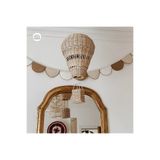 ETERNAL SUNSHINE Rattan Balon Çocuk Odası Duvar Dekoru & Bohem Bebek Odası Duvar Süslemesi
