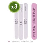 Eternal TT Hassas Yüzeyli Profesyonel Kağıt Törpü 3 Adet - Nail File