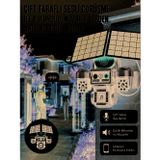 Eternashop LED Projektörlü Sirenli Güneş Enerjili Akıllı Güvenlik Kamerası - ETERNA7641-9578