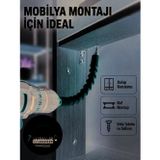 Eternashop Profesyonel Esnek Tornavida Bits Uç Seti 12 Parça Manyetik Bit Adaptörlü - ETERNA6855-3672