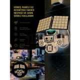 Eternashop Takip Özellikli 4 Kameralı Güneş Panelli Güvenlik Kamera Sistemi - ETERNA2154-5727