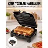 Eternashop Tost Makinesi Ev Tipi Pratik Kullanım 4 Tost Kapasiteli Yeni Nesil - ETERNA3297-8172