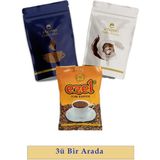 Eterno & Ezel Üçlü Tadım Seti - Gold Granül Kahve + Coffee Crema Süt Tozu + Türk Kahvesi - 1 Adet