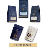 Eterno Kahve Ritüeli – Beşli Tadım Seti - Filtre Kahve + Gold Granül Kahve + Coffee Crema Süt Tozu - 1 Adet