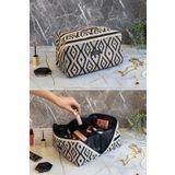 ETH Shop BOHE 6 Gözlü Makyaj Çantası & Seyahat Tipi Makyaj Organizer