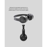 Ethab Ticaret Bluetooth 5.0 Kablosuz Kulaklık – Extra Bass Tf Kart Desteği 3.5mm Aux Girişli - GL002V-7MIHE8 - Çok Renkli
