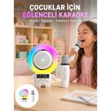 Ethab Ticaret Renkli Işıklı Astronot Mini Bluetooth Speaker ve Karaoke Mikrofon - GL002V-7MX451 - Çok Renkli
