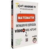 Ethab Ticaret Tasarı Tyt Dgs Kpss Ales Msü Matematik Denklem Eşitsizlik Video Ders Notları - 1 Adet