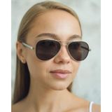 Ethan Silver Grey Black Güneş Gözlüğü - Gümüş