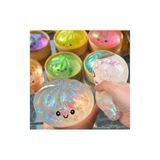 ETHEM OYUNCAK Dumping Squishy Sürpriz Renkli Çin Mantısı-Rainbow Mystery Squisy Bun-Viral Figür Simli Model