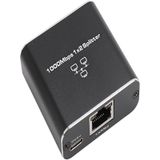 Ethernet Ayırıcı 1'i 2 Arada Çıkış Yüksek Hızlı 1000Mbps Cat5/5e/6/7/8 Kablo İçin Ayırıcı Adaptörü