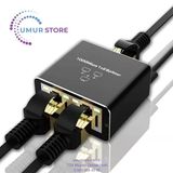 Ethernet Ayırıcı 1'İ 2 Çıkışlı Yüksek Hızlı 1000Mbps Rj45 Ayırıcı Adaptörü Cat5/5E/6/7/8 Kablo Yönlendiricileri Ve Daha Fazlası