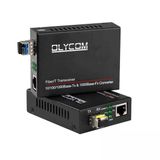 Ethernet Fiber Medya Dönüştürücü Gigabit Tek Modlu Bidi Optik Sfp - Rj45 1 Çift