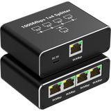 Ethernet Splitter 1x4 4 Port Ethernet Çoklayıcı 1000MBPS Cat5 Cat6 RJ45 Kablo Çoklayıcı
