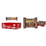 Eti 12x100 gr Burçak Sütlü Kakaolu Kremalı Yulaflı Bisküvi + 24x35 gr Topkek Fındıklı Kakaolu Kek