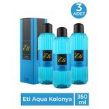 Eti Aqua Kolonya 350 Ml 3 Adet