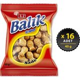 Eti Balık Kraker 40 g Buğday Unu ve Bitkisel Yağlı Sade Atıştırmalık Tekli Paket Türkiye Üretimi - 40 gr